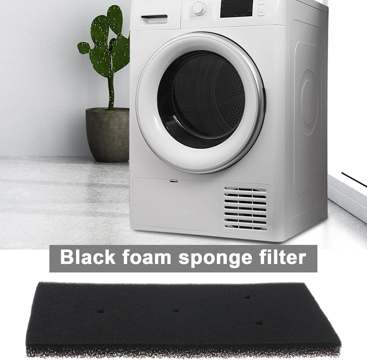 2 filtros espuma repuesto compatibles Whirlpool secadora