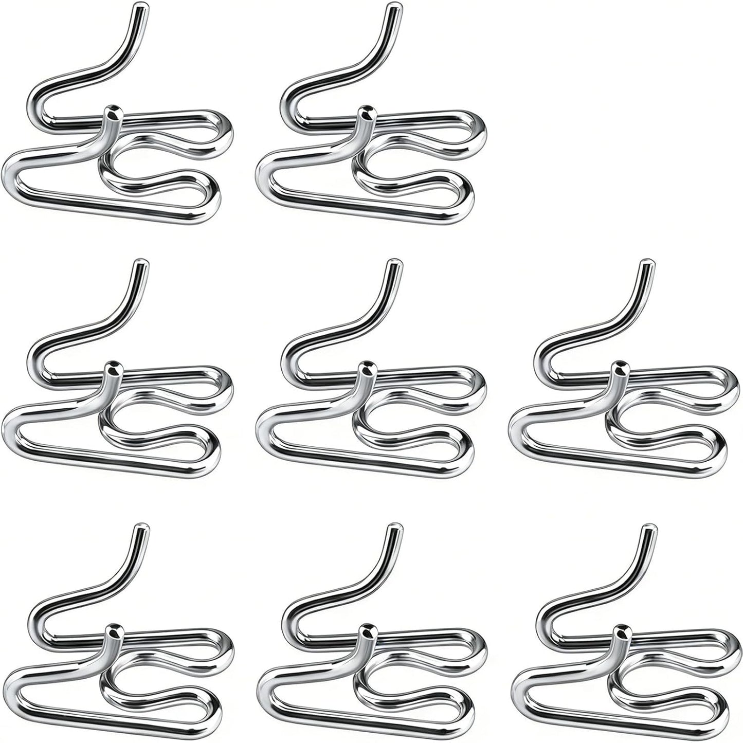 8 Eslabones Adicionales Acero Inox Plata para Collar Entrenamiento