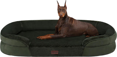 Cama ortopédica perro grande espuma gel con funda lavable