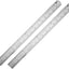 Regla acero inox 16pulg set 2