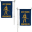 Bandera WVU 19x12pulg para eventos al aire libre