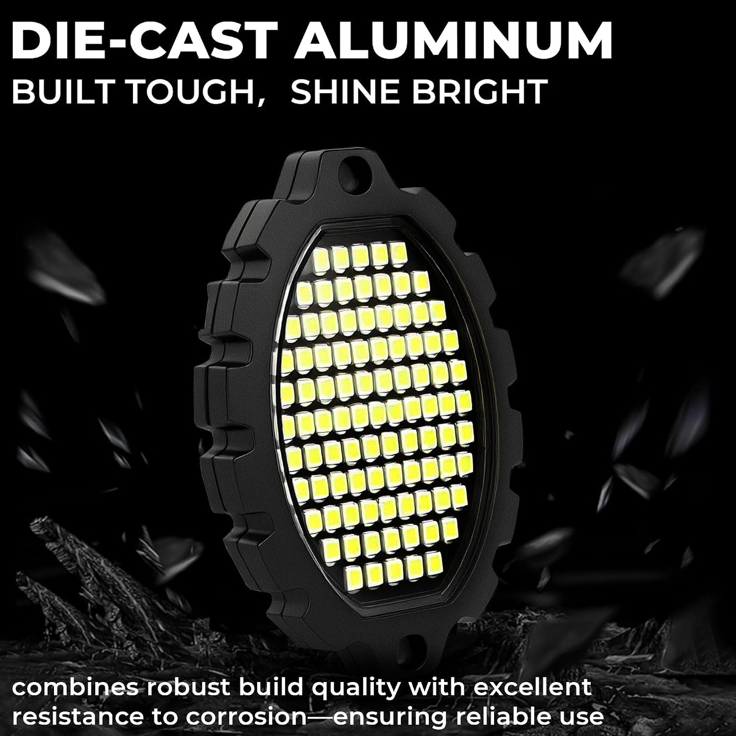 20 Vainas Aluminio Luces LED Blancas Impermeables
