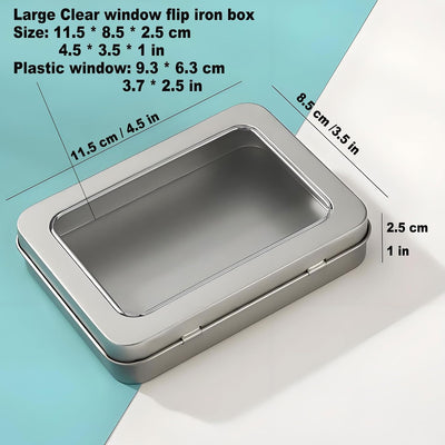 Caja mini latas Altoid 12 pzas con tapa transparente