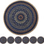 6 Tapetes Bohemios Absorbentes Antiderrap 8.5"