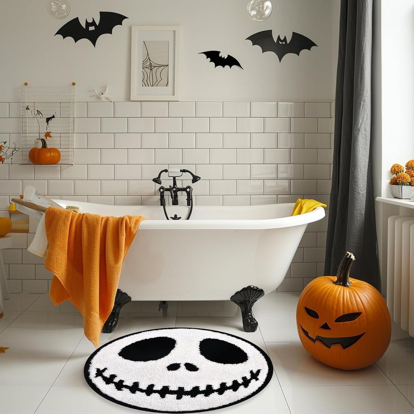 Alfombra baño Halloween antiderrap 2ft