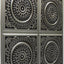 25 Pzas Azulejo PVC 2x2ft Cubiertas 100pies2 Plata Antigua
