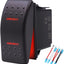 Interruptor basculante impermeable 12V 24V 7 pines vehículos