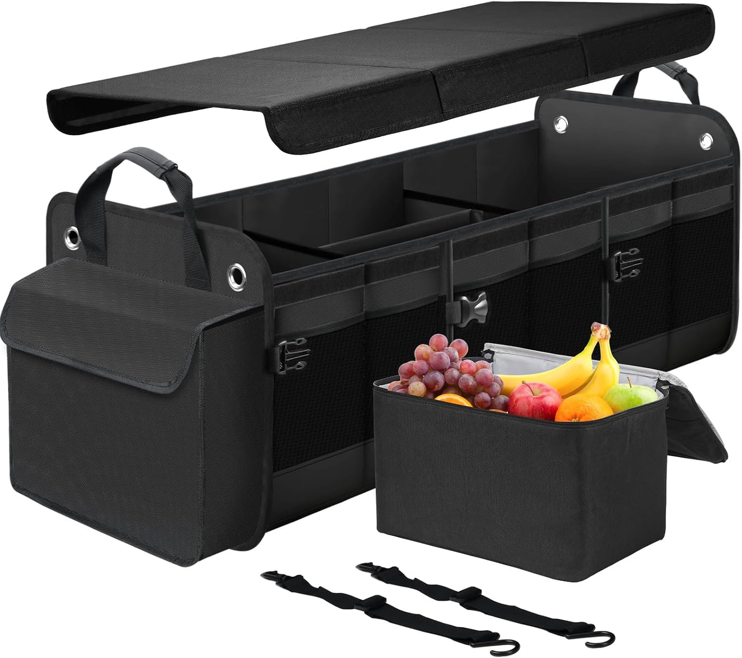 Organiz. maletero SUV con bolsa refrigeradora plegable