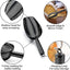 Cuchara hielo acero inox 5oz 2 Pzas color negro