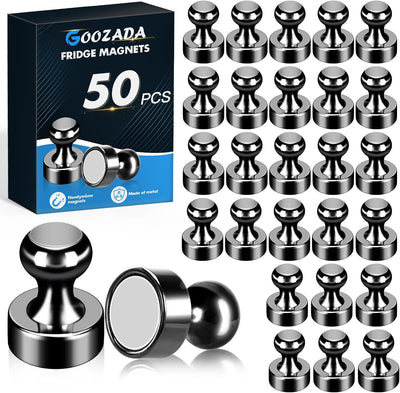 50 Imanes negros para nevera pizarra blanca cocina oficina