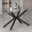 Base mesa moderna negra 29pulg metal ventosas para