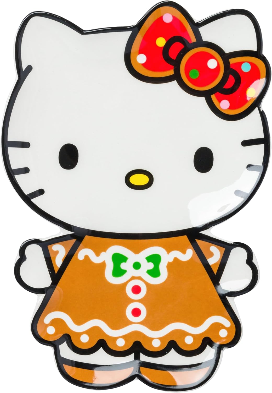 Plato decorativo Hello Kitty cerámica navideño