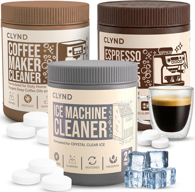 Set limpieza cafetera 120 tbls descalsador y limpiador