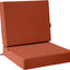Set cojines asiento patio 24x24" impermeables