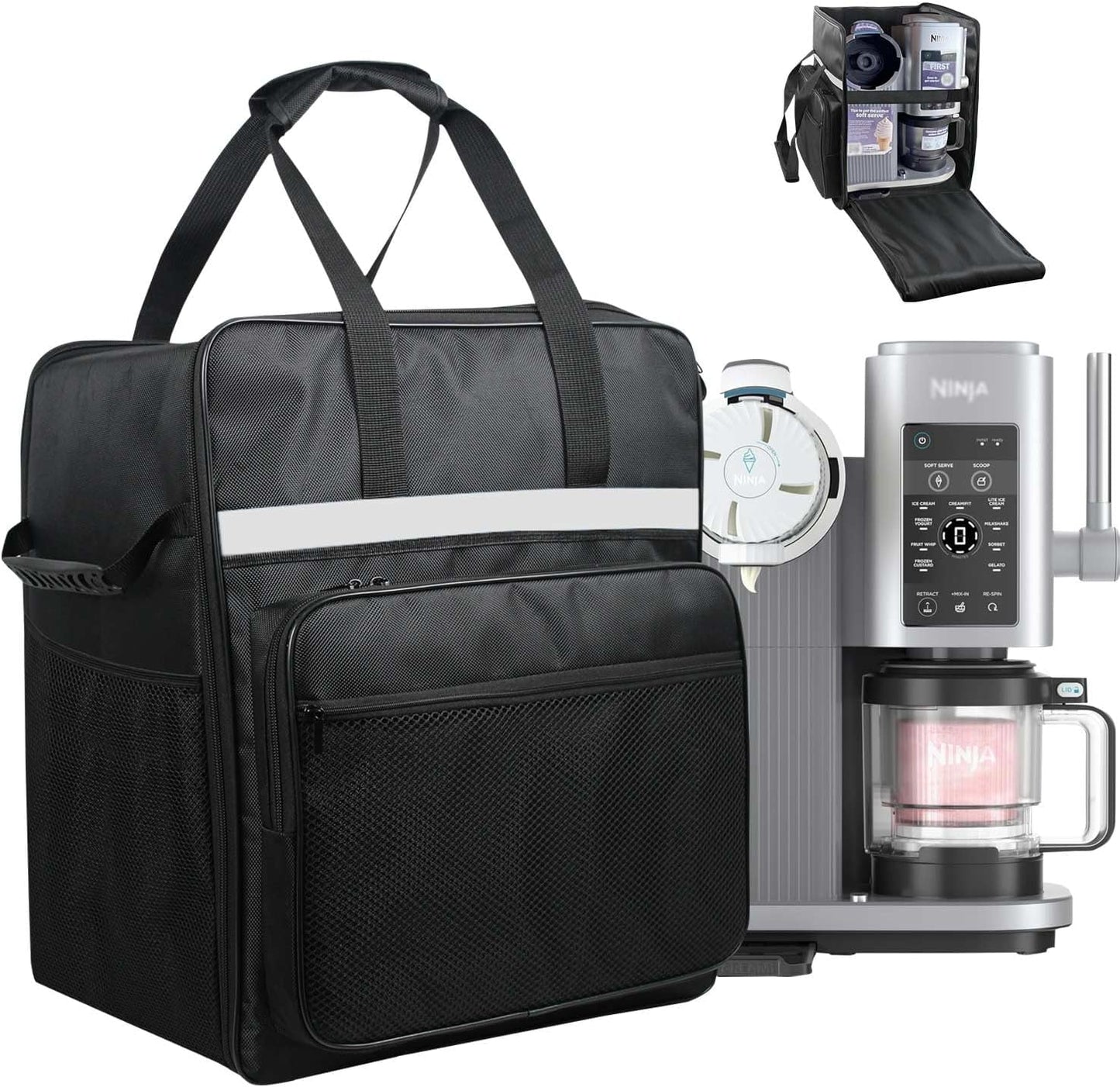 Bolsa transporte helado aire libre con apertura lateral
