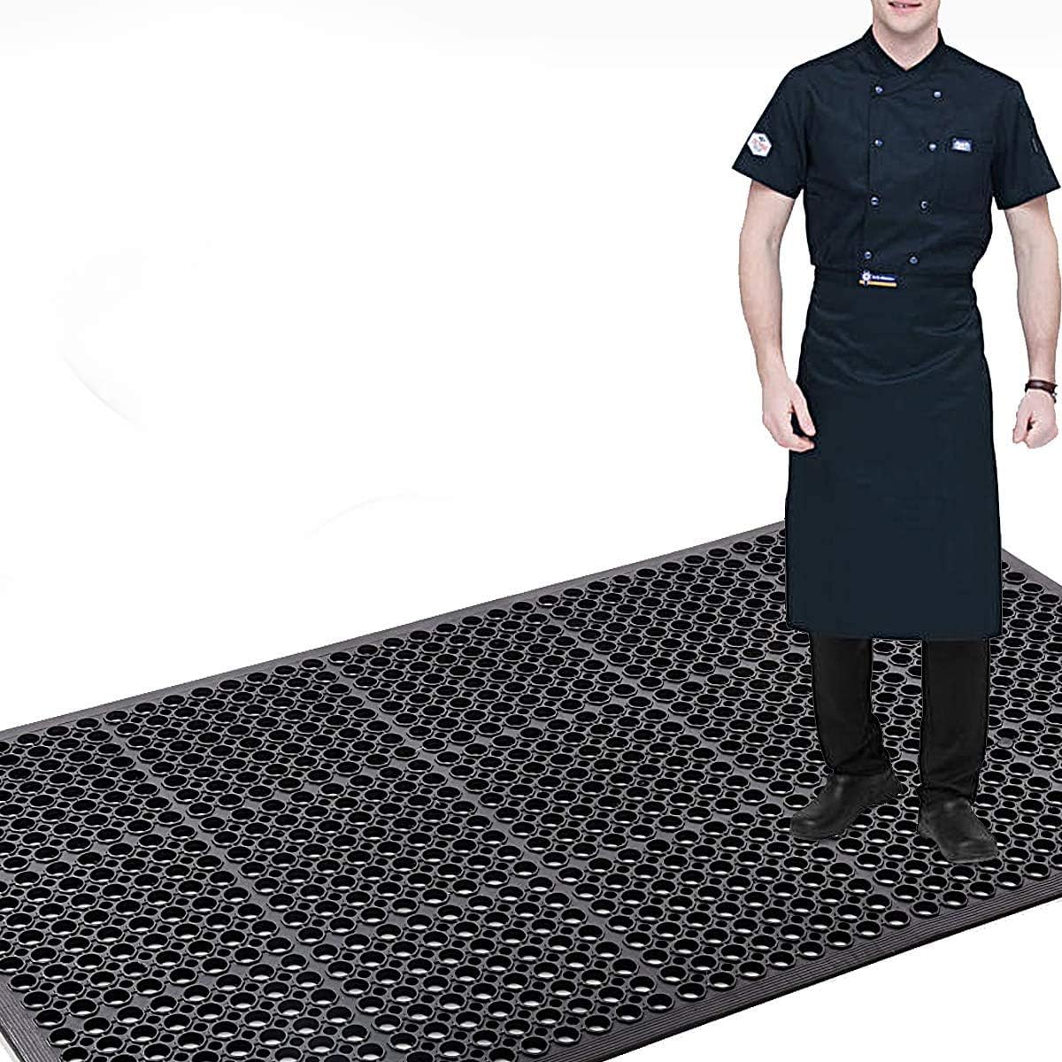 Tapete goma antifatiga 82.6x35.4pulg antiderrap