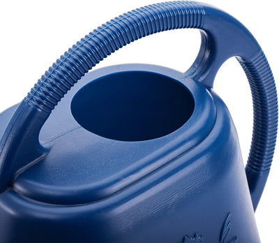 Regadera plástico 1gal mango cómodo boquilla larga color azul