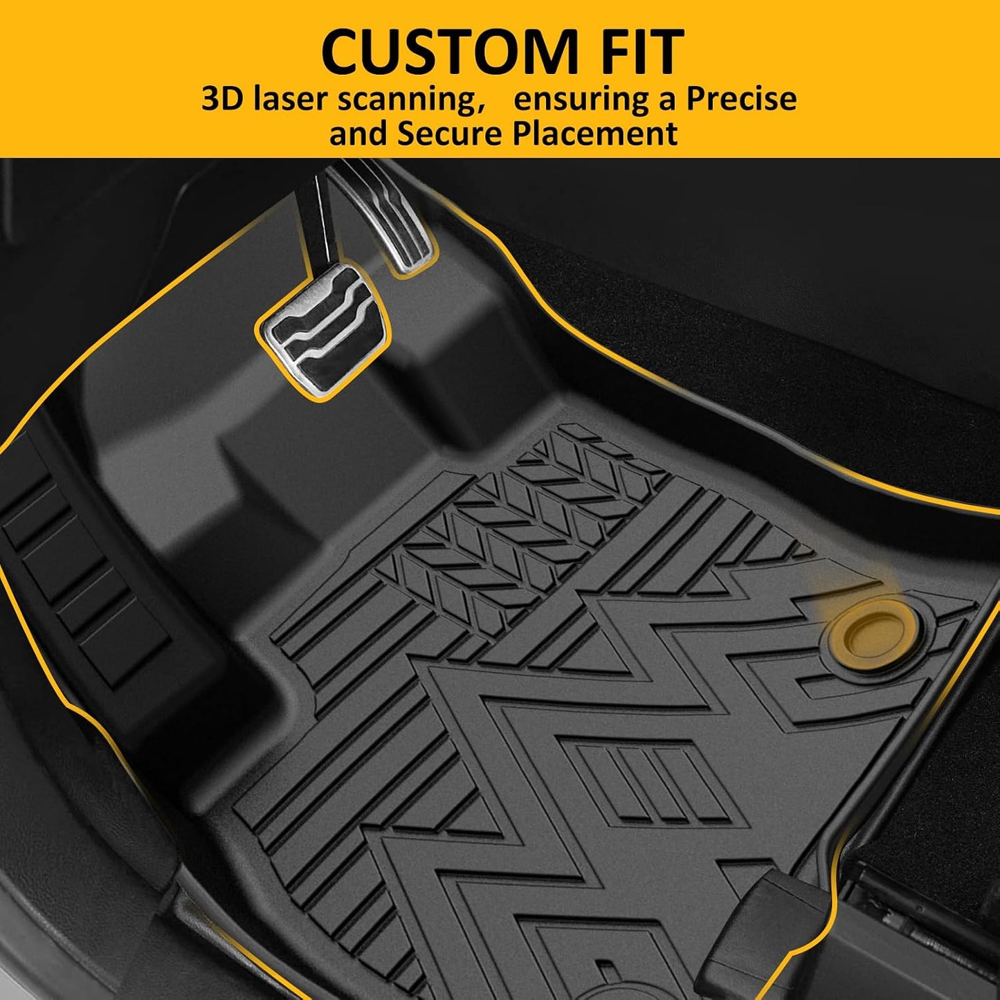 Alfombrillas Ford Edge 2015-25 TPE antiderrap sin olor