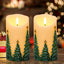Velas navidad sin llama con temporizador 6h led parpadean