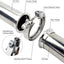 Abrazadera V 4" acero inox para escape turbocompresor