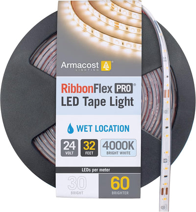 Cinta led luz blanca 4000K 60leds/m 24V exterior
