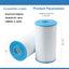 Filtro spa termal comp. Watkins 31489 Unicel C-6430 30pies2