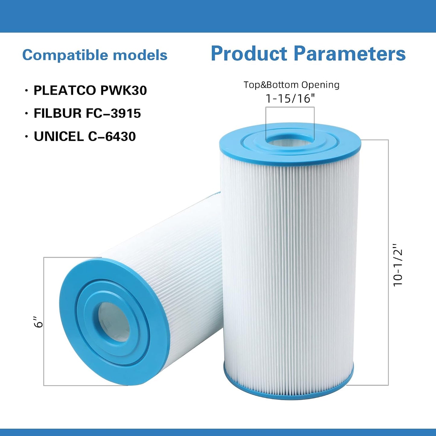 Filtro spa termal comp. Watkins 31489 Unicel C-6430 30pies2