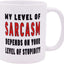 Taza café sarcástica divertida regalo empleados jefes