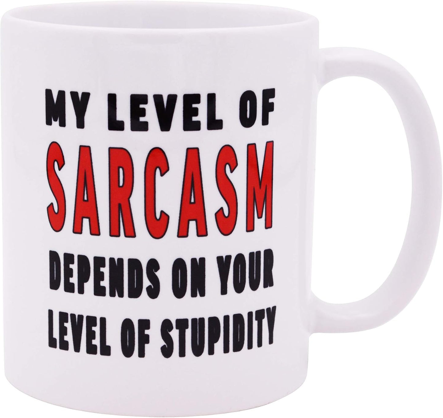 Taza café sarcástica divertida regalo empleados jefes