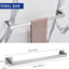 Set 5 Pzas Accesorios Baño Acero Inox Soporte Papel 24pulg