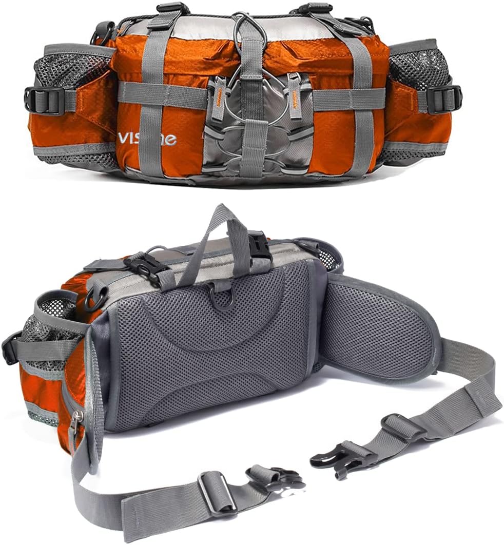 Cangurera aire libre 2 botellas soporte lumbar
