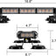 Barra luz LED intermitente 16.8" 26 modos coche