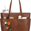Bolsa laptop 15.6pulg cuero vintage soporte taza profesional
