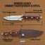Cuchillo combate II con funda cuero