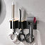 Organiz. herramientas cabello pared 3 compartimentos negro