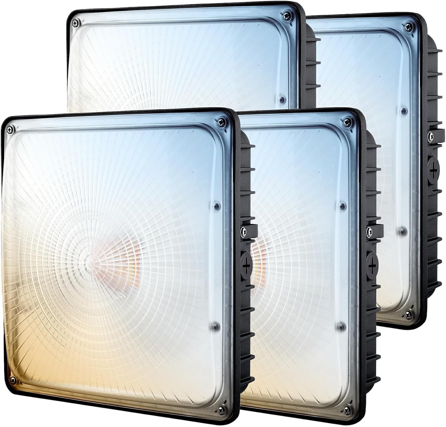 4 Luces LED Toldo 100W 5000K para Gasolinera