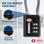 Cerradura TSA con combinación 3 esferas negro 2.5pulg pack 4