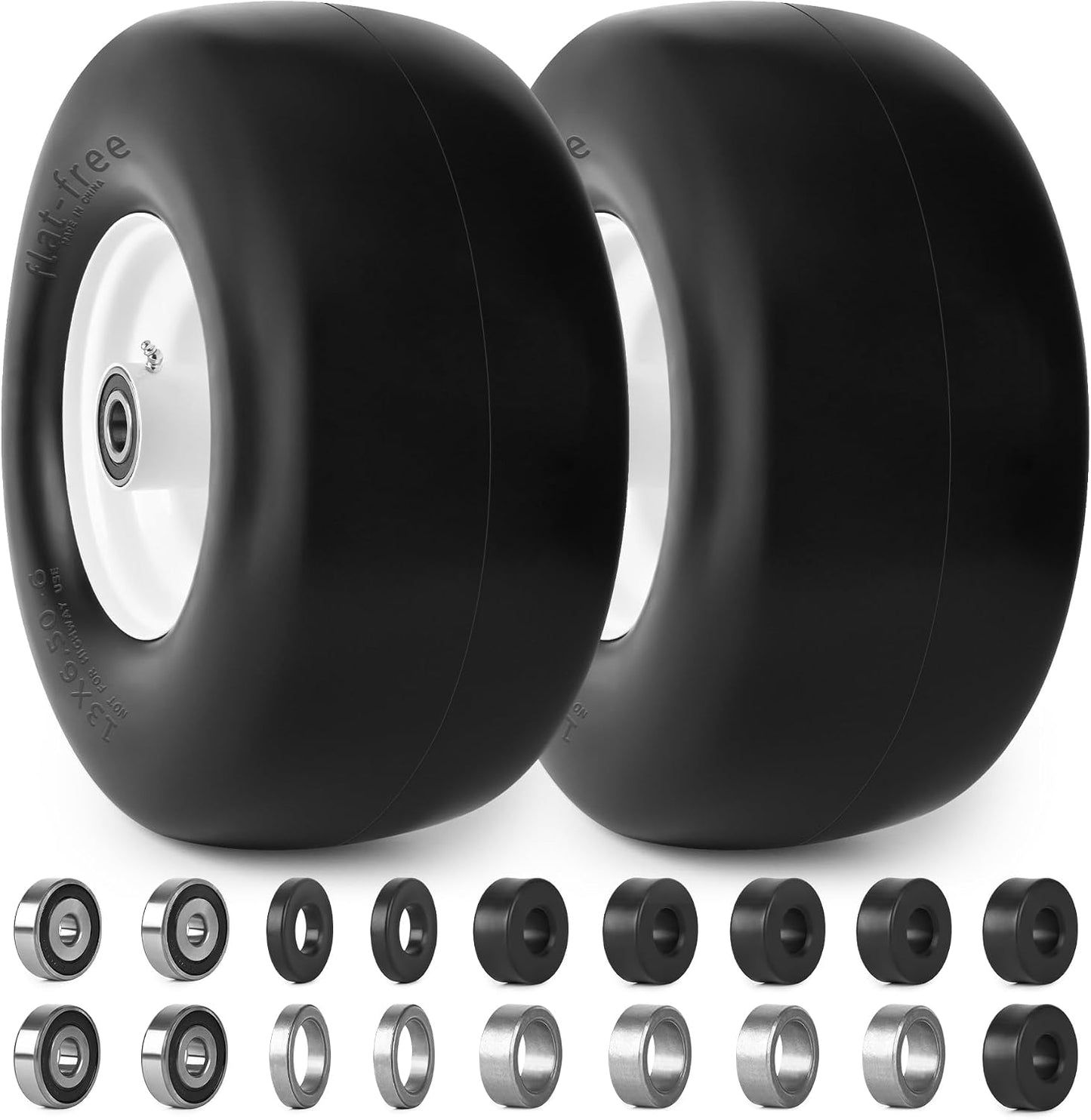 Neumáticos cortacésped 13x6.50-6 sin plano 3/4 5/8 1/2