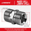 Acoplador manguera lavadora presión M22 5000 PSI 2 Uds