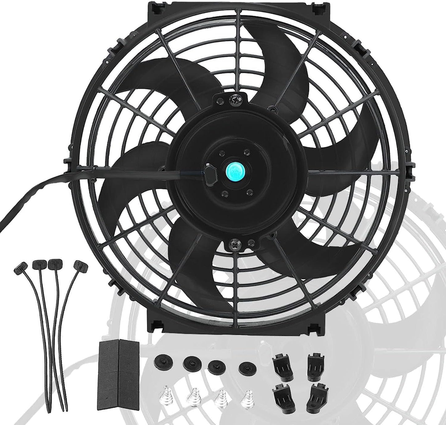 Ventilador 10" universal radiador 12V 800CFM