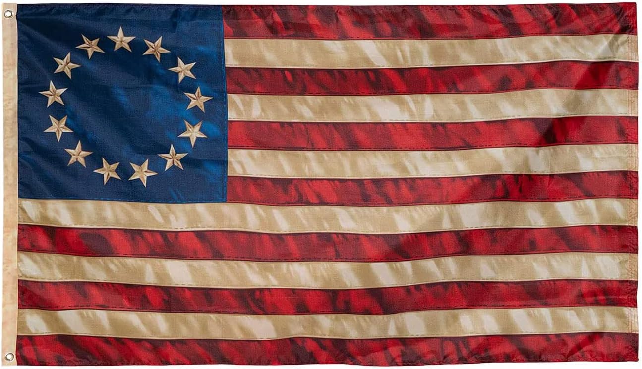 Bandera Betsy Ross 3x5ft poliéster estrellas rayas