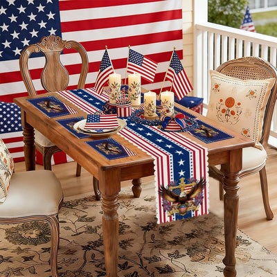 7 caminos de mesa patrióticos para Día de la Independencia y 4 de Julio