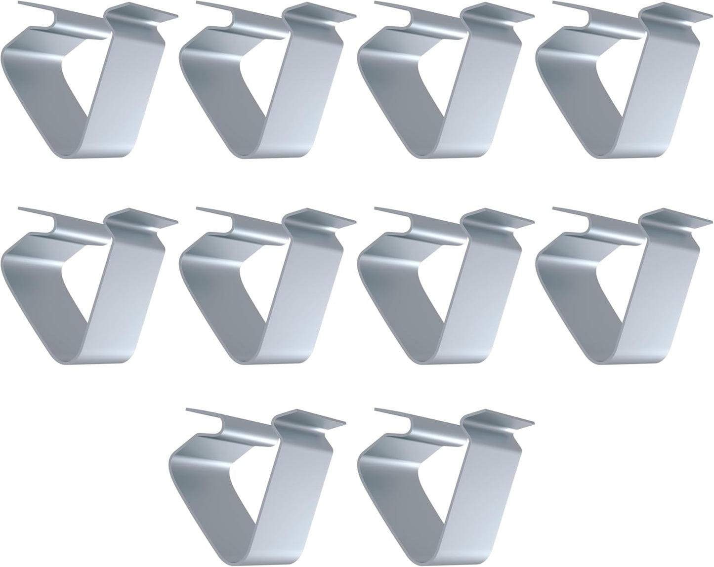 Clips acero inox para ventanas RV puerta garage 10 Uds