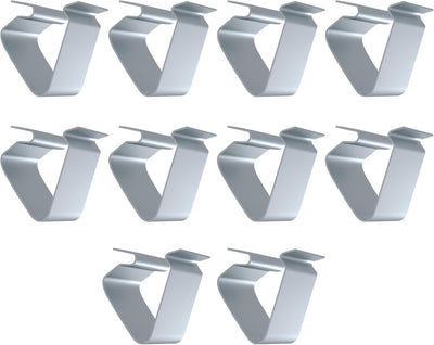Clips acero inox para ventanas RV puerta garage 10 Uds