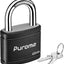 Candado 2 llaves 7/8pulg resistente puerta caja herramientas