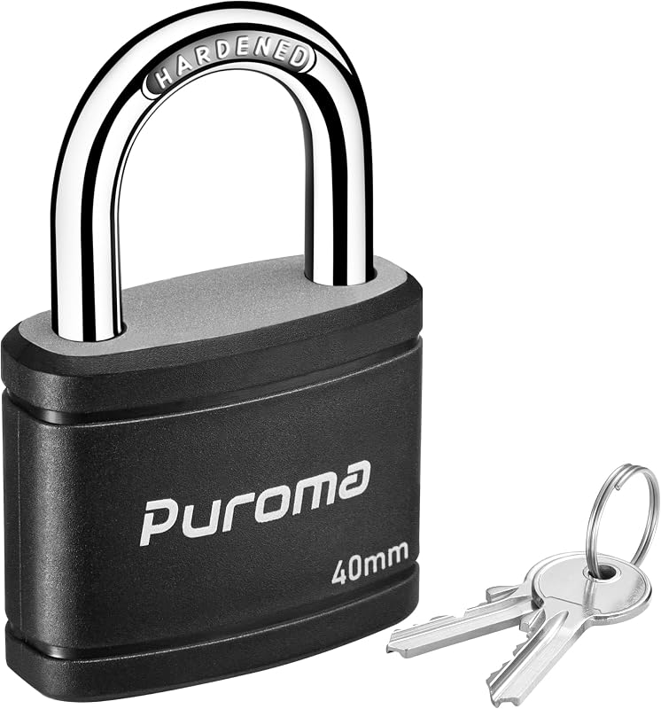 Candado 2 llaves 7/8pulg resistente puerta caja herramientas
