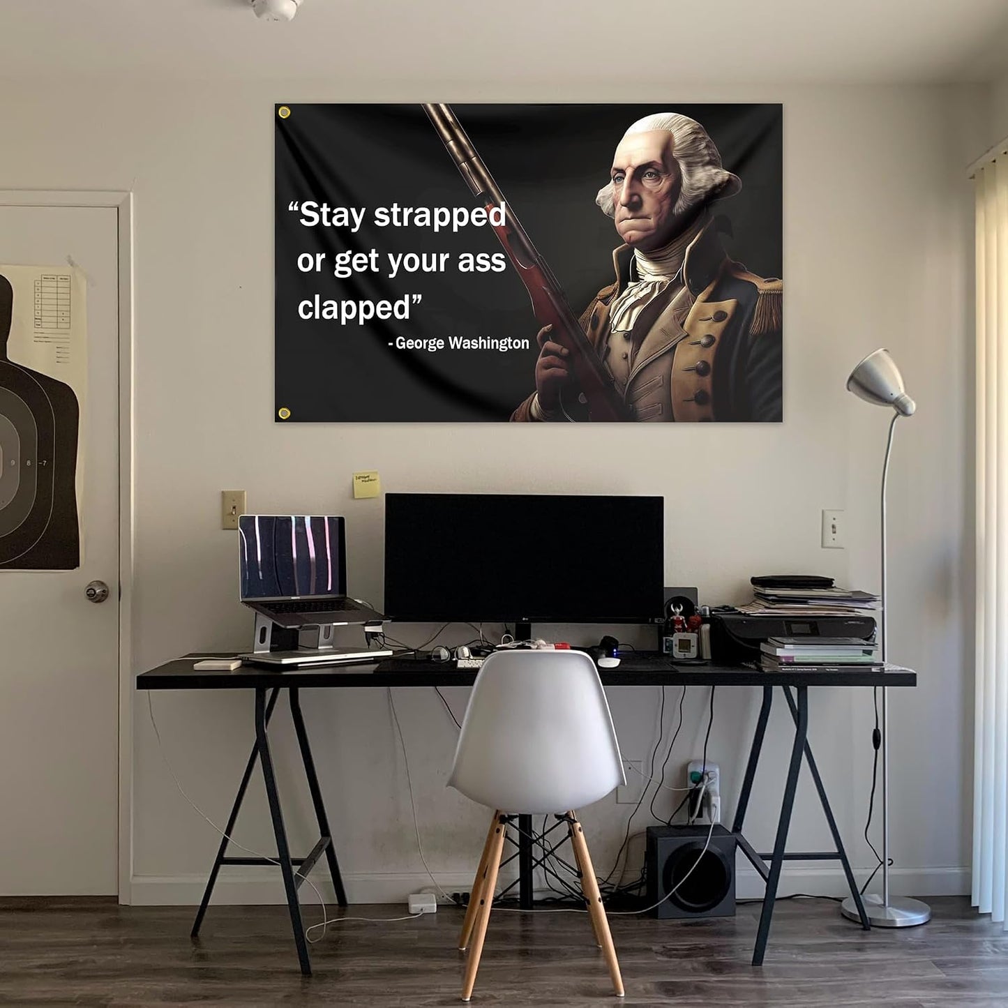 Bandera George Washington 3x5pies dormitorio universitario