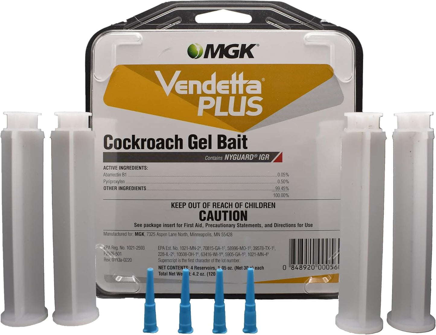 MGK Vendetta Plus 4 puntas émbolos depósitos