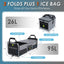 Organiz. maletero 95l con bolsa hielo 26l impermeable