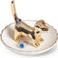 Soporte anillos dorado regalo perro Navidad cumpleaños